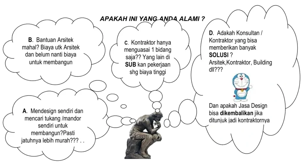 orang bingung mau membangun sendiri
